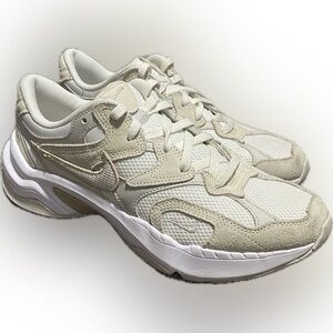 Nike AL8 Women's Sneakers in Cream and White